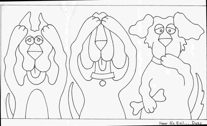 hear no evil dogs