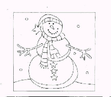 patriotic snowman