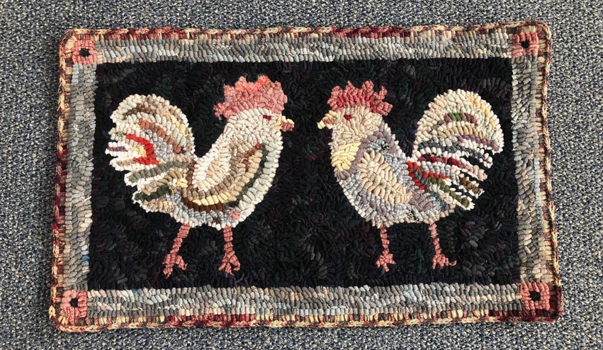 rooster stand off